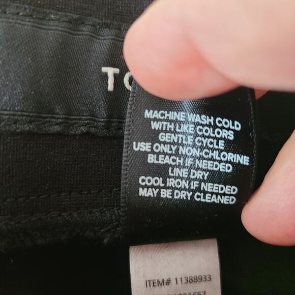 Torrid Black White Tuxedo Stripe Stretch Pull On Pant Size 2X NEW Ponte Cropped - Picture 9 of 13